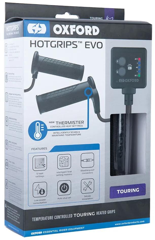 OXFORD heizgriffe hotgrips evo heated grips evo t 22+25mm open 5-stage