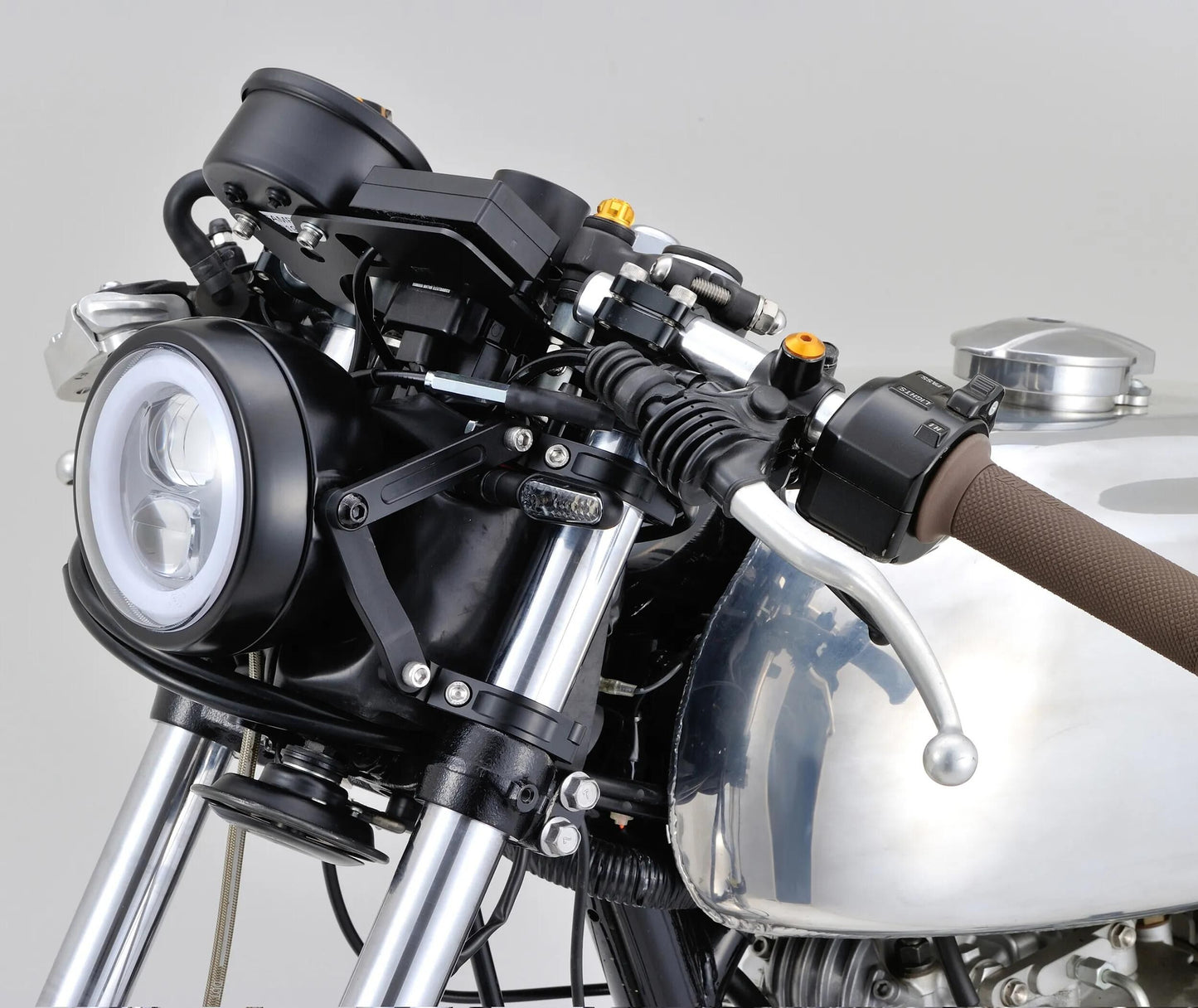 DAYTONA scheinwerferhalter dual-axis bracket sh. aluminum 35mm sw adjustab