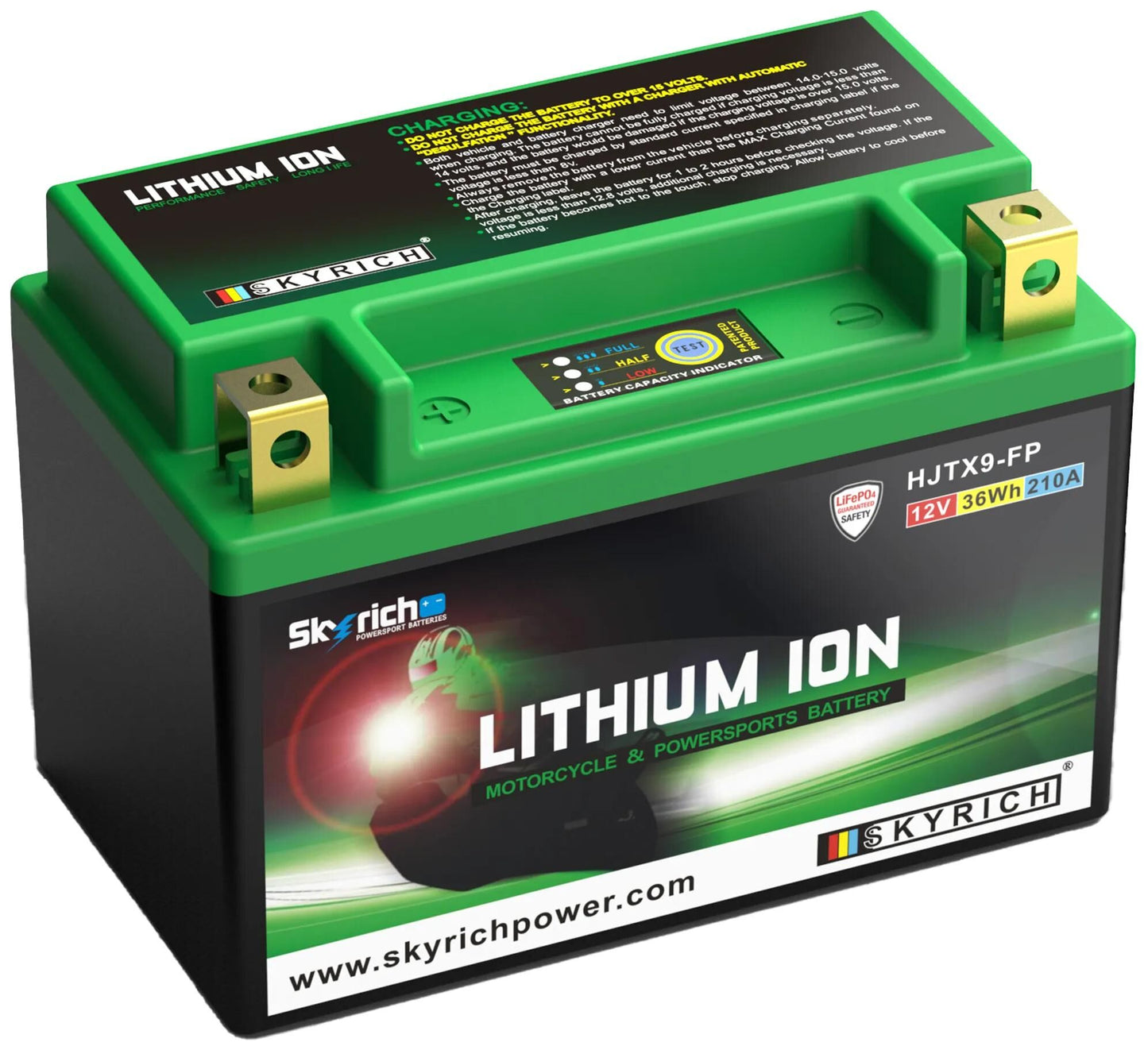 Skyrich lifepo4 batterie hjtx9-fp battery hjtx9-fp-i lithium