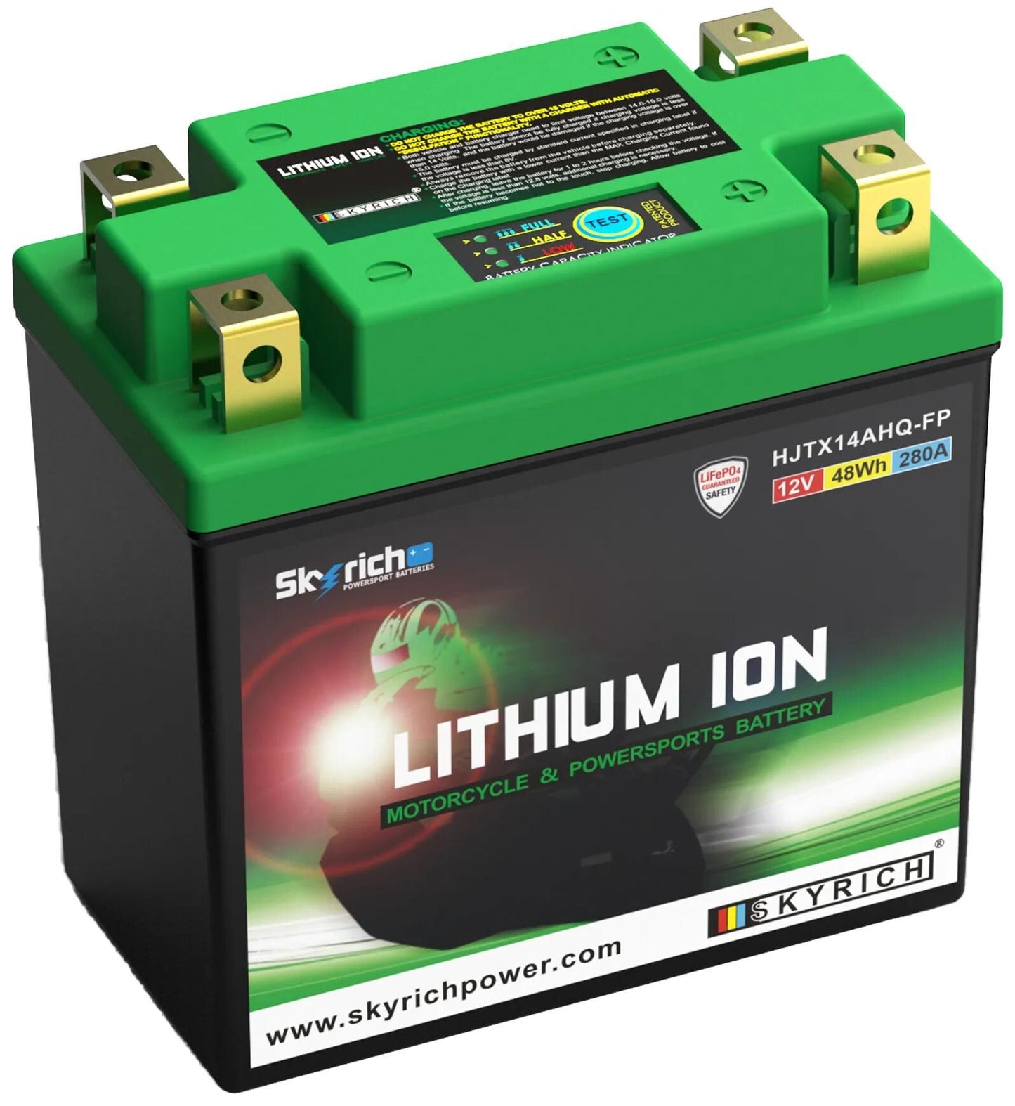 Skyrich lifepo4 batterie hjtx14ahq-fp battery hjtx14ahl-fpq-si lithium 4-pole