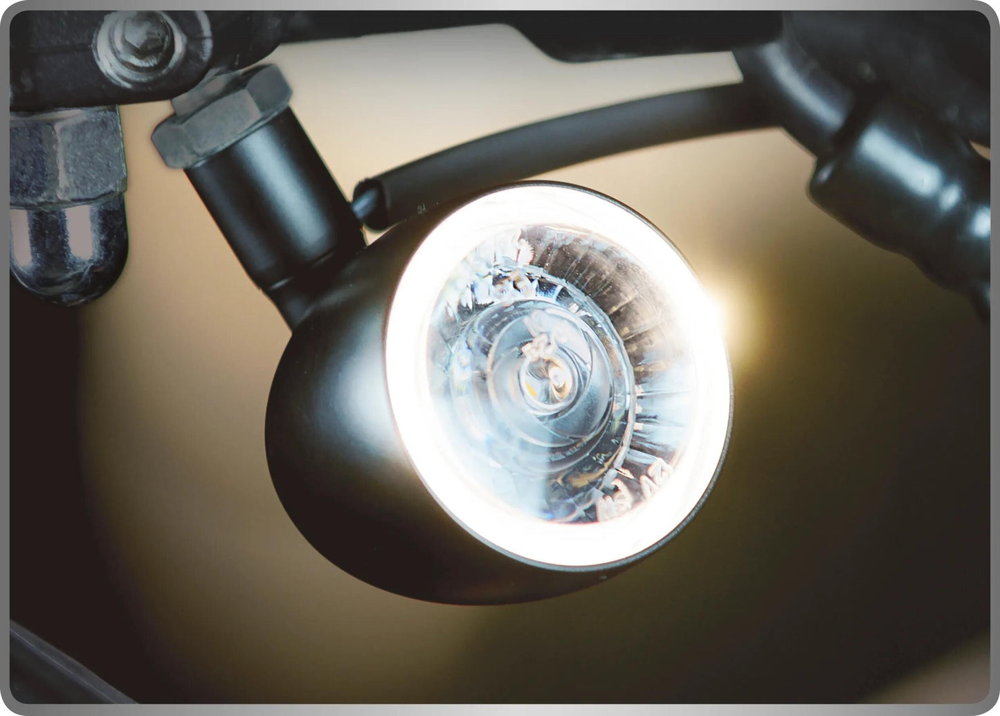 Kellermann led-blinker bullet 1000® pl white kl turn signal bullet 100 white, black