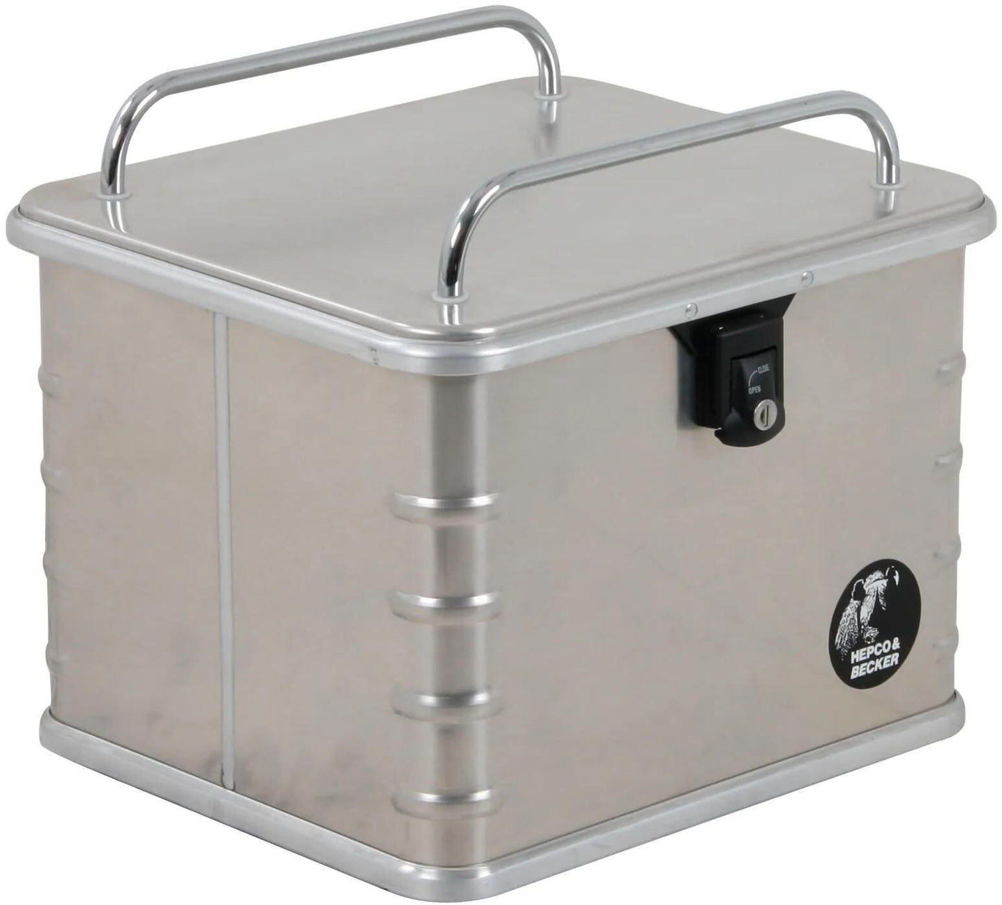 Hepco Becker koffer standard cases hepco alu standard 35 l silver right