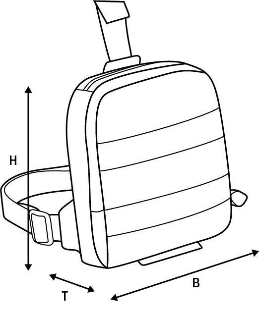 OXFORD beintasche aqua l1 leg bag aqua l1 black