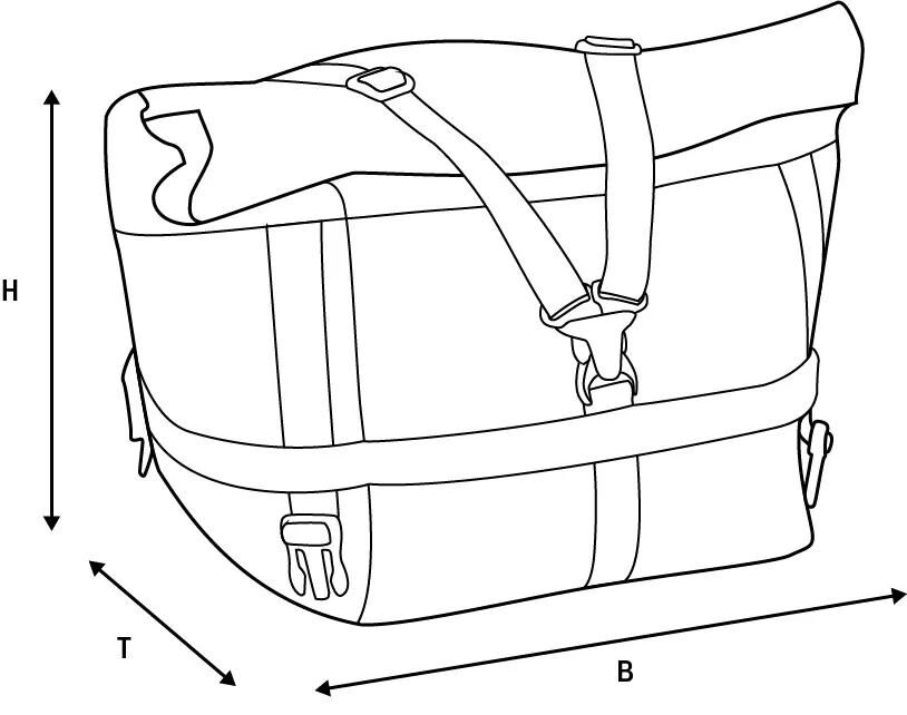 OXFORD hecktasche atlas t advanced atlas t-10 advanced tourp. grey sw