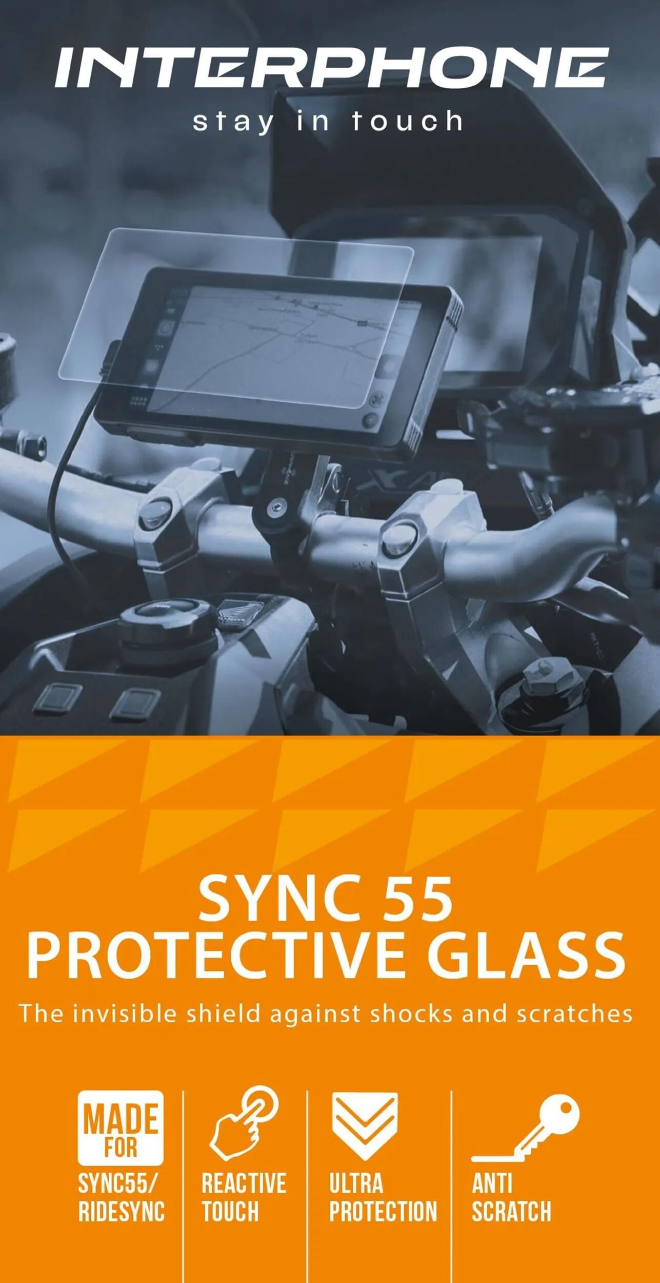 INTERPHONE schutzglas sync protective glass