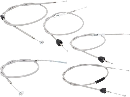 101 OCTANE bowdenzugsatz bowden cable set 101.octa 5tlg gray