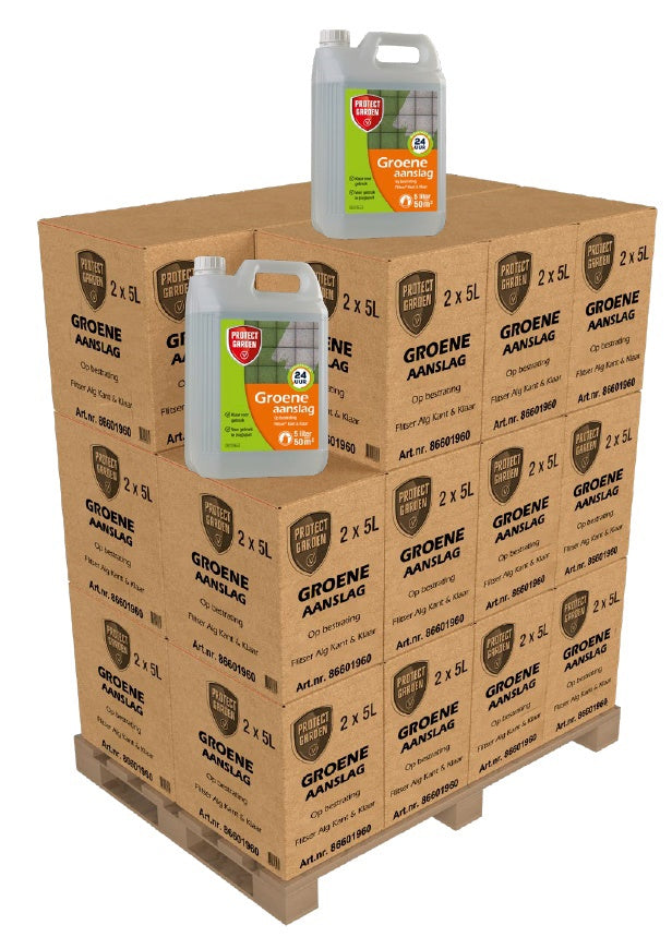 Protect Garden Producten flitser kant en klaar groene aanslag 5ltr