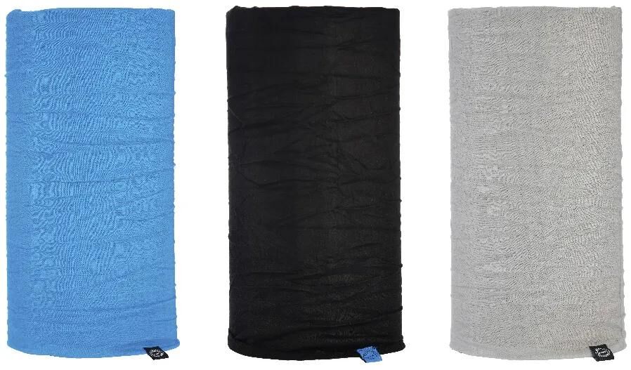 OXFORD multifunktionstuch comfy neckerchief comfy blue black grey 3-pack