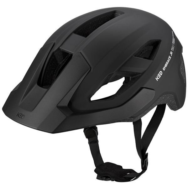 Ked Fietshelm embrace jr s-m (52-58cm) - mat zwart