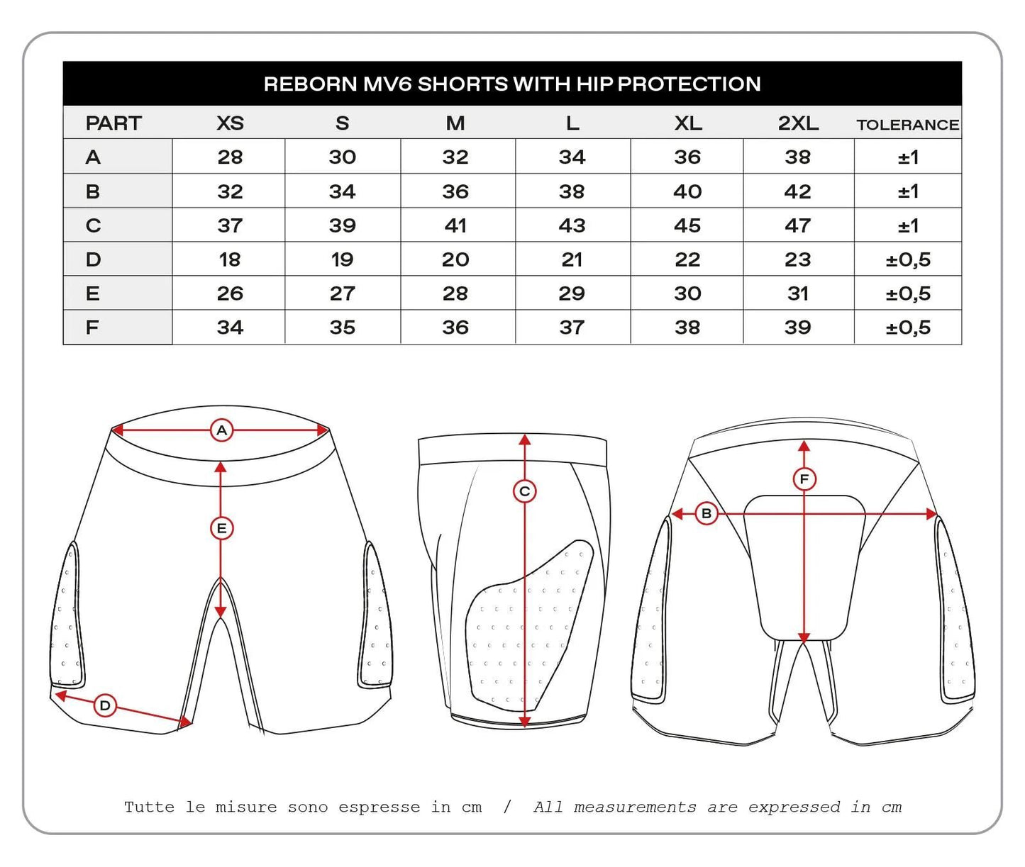 UFO PLAST protektorenhose reborn mv6 protector pants ufo reborn mv6 black gr. s