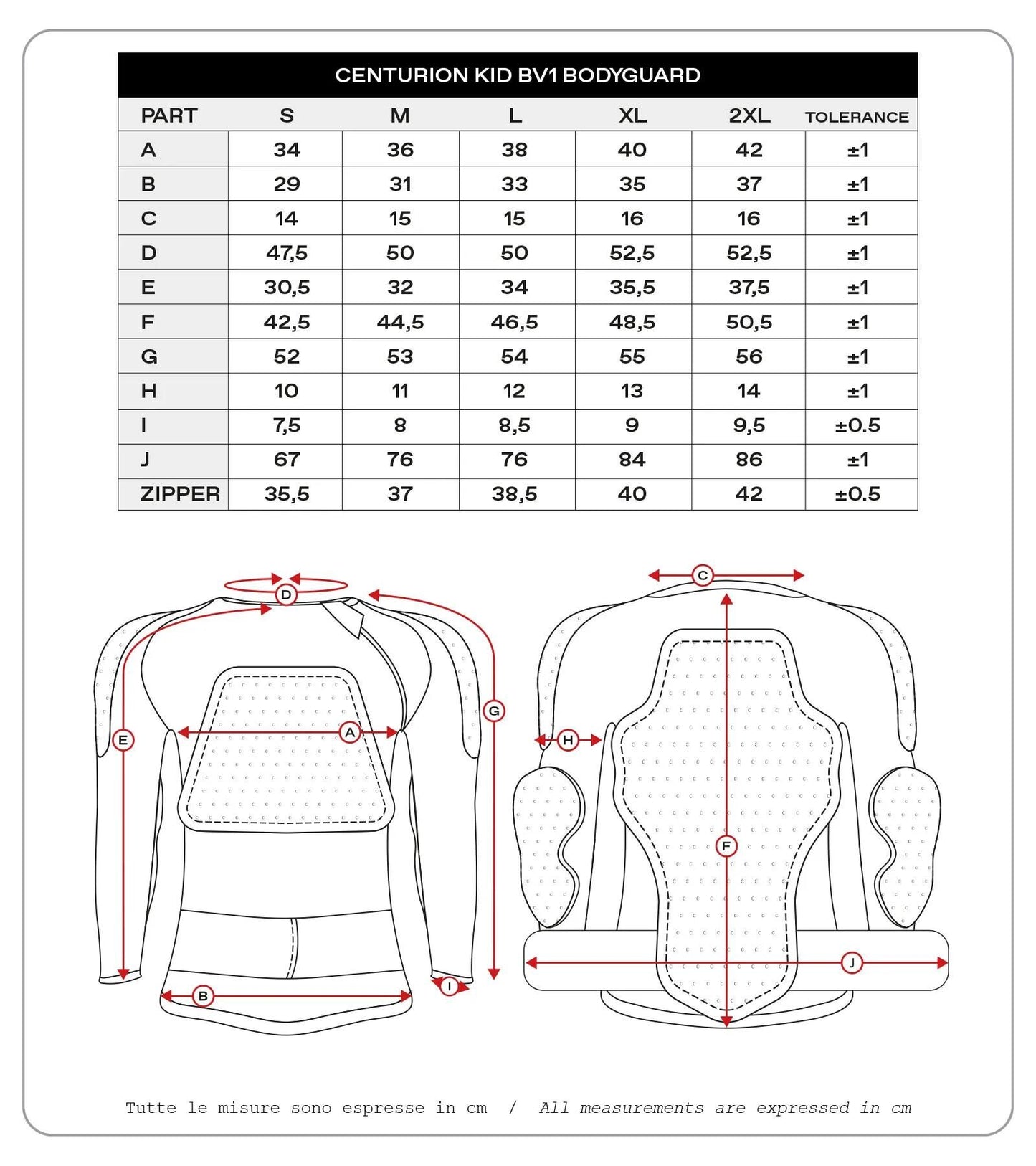 UFO PLAST protektorenhemd centurion bv1 children's protec. shirt centurion bv1 black m