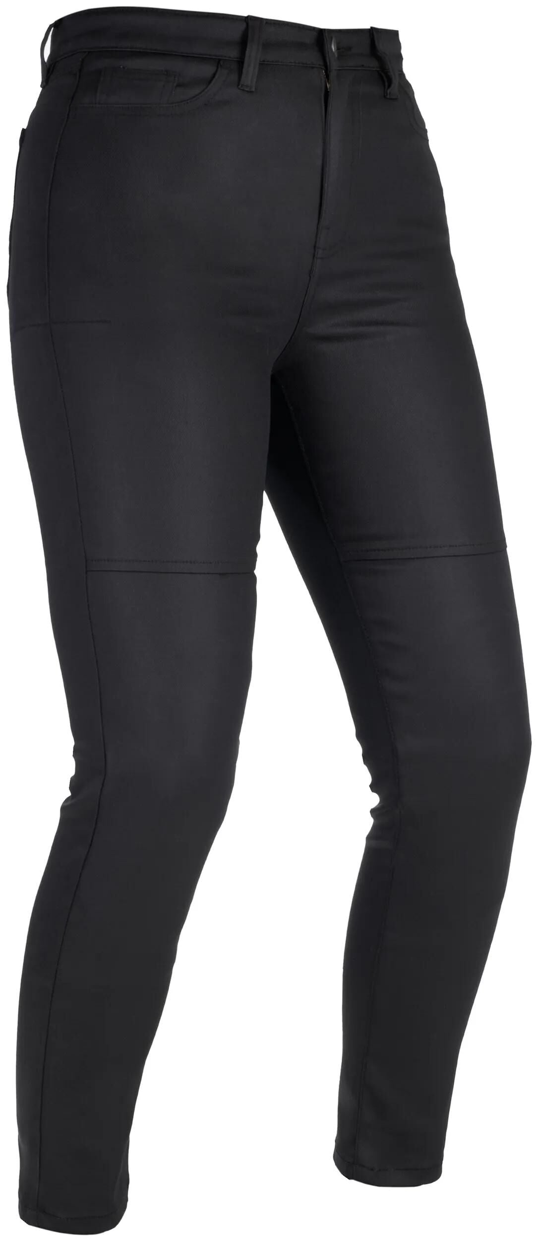 OXFORD hose aa waxed jeggings trousers oa waxed ladies black short size 1