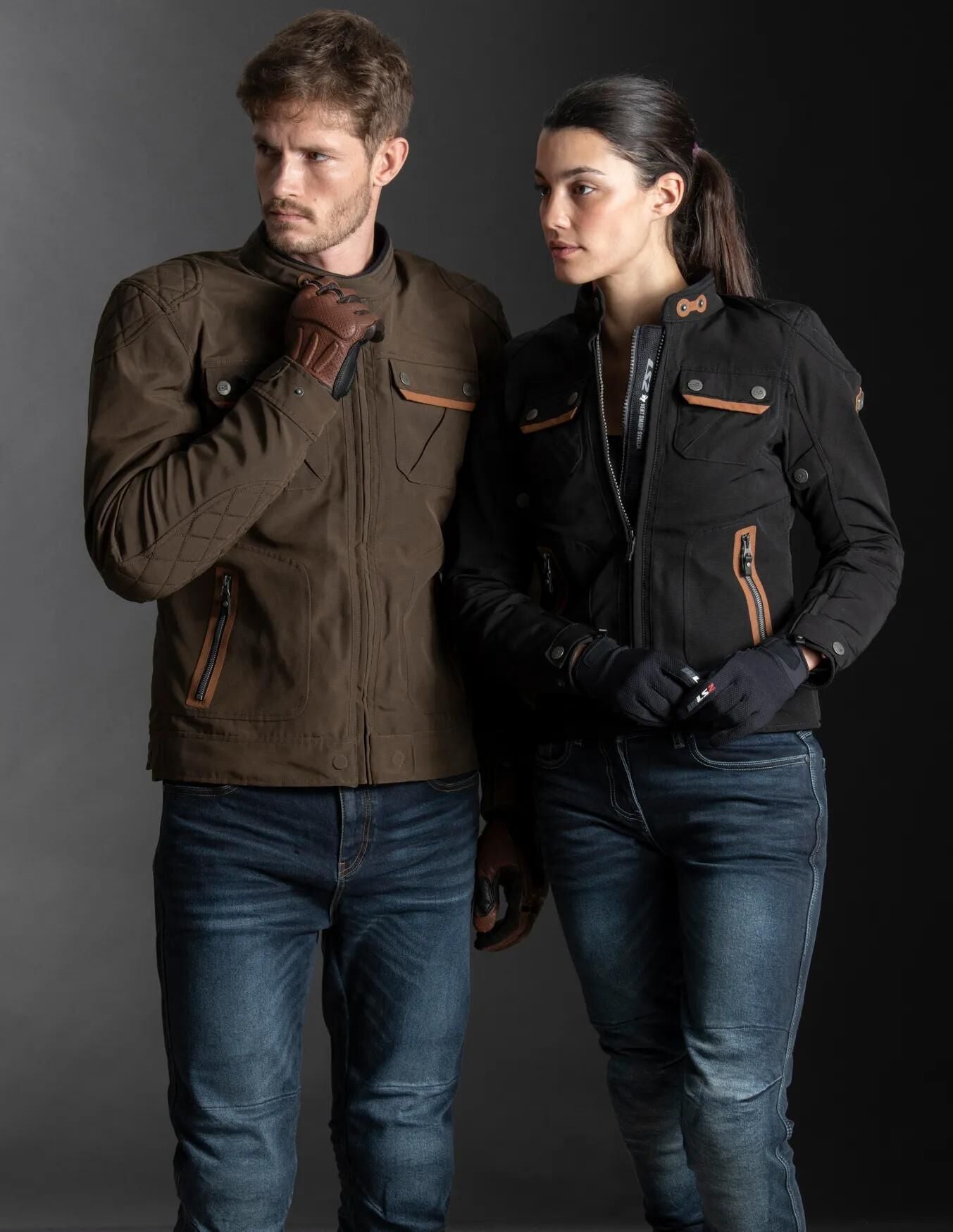 LS2 jacke bullet jacket bullet man brown xl
