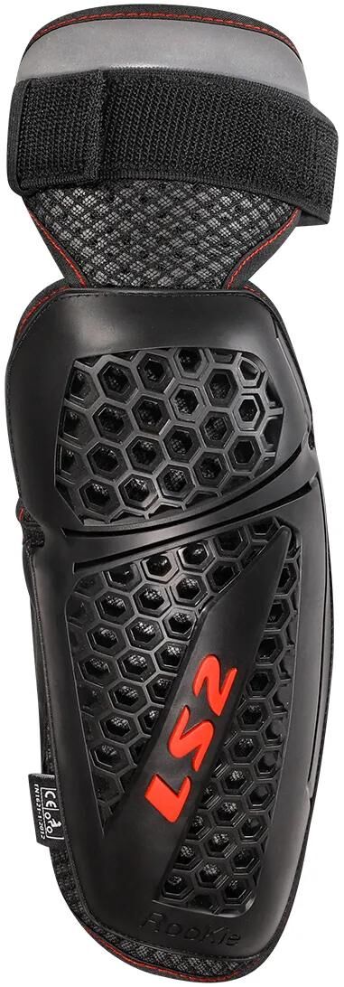 LS2 ellenbogenprotektoren rookie elbow protector rookie black