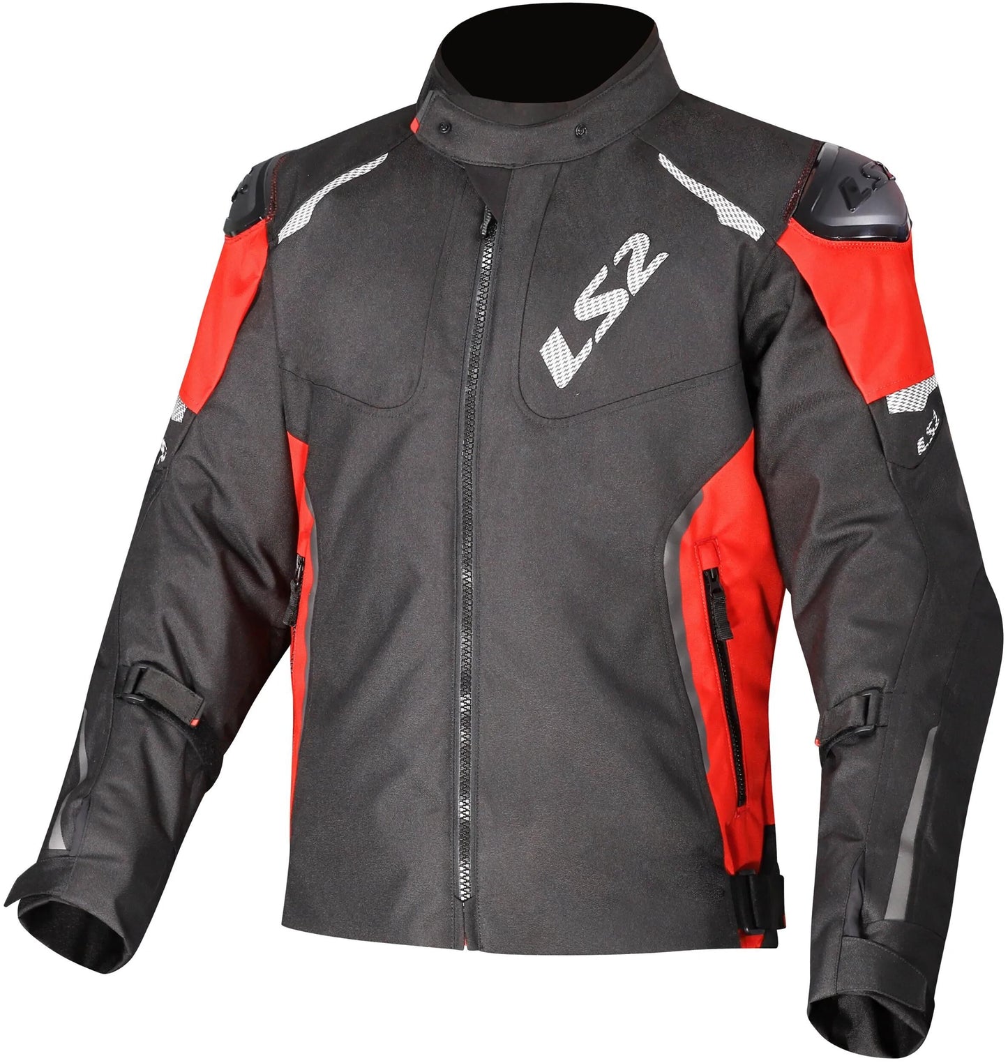 LS2 jacke zoom man jacket zoom men black red gr. l