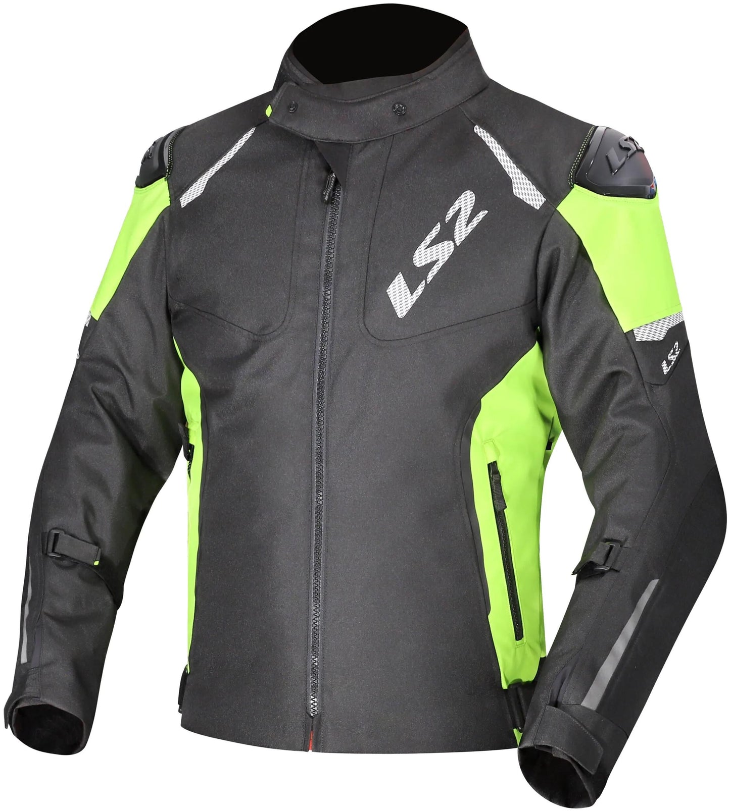 LS2 jacke zoom man jacket zoom men black yellow gr. xl