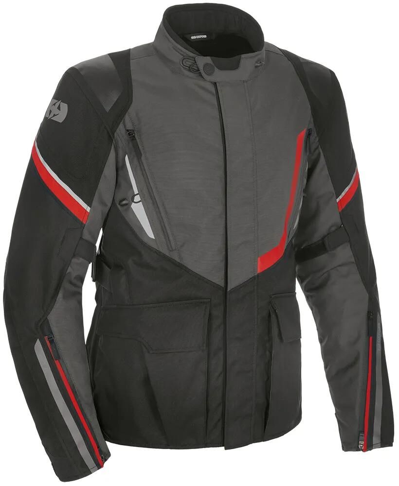 OXFORD jacke montreal 4.0 jacket montreal 4. black grey red gr.s