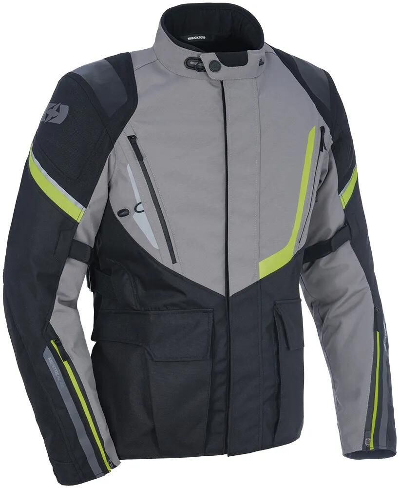 OXFORD jacke montreal 4.0 jacket montreal 4. black grey yellow size 5x