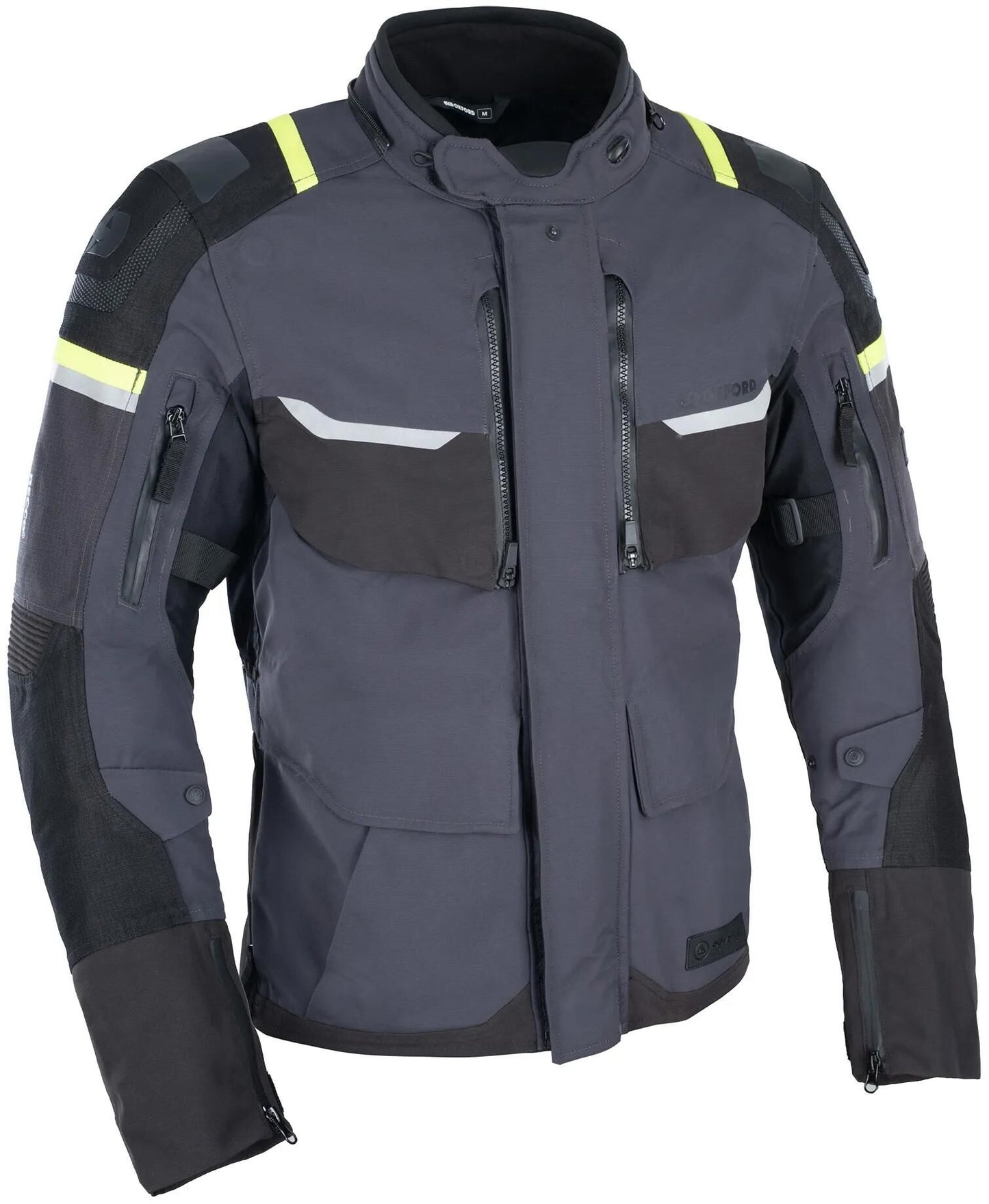 OXFORD jacke stormland jacket stormland gray sw neon yellow gr. m