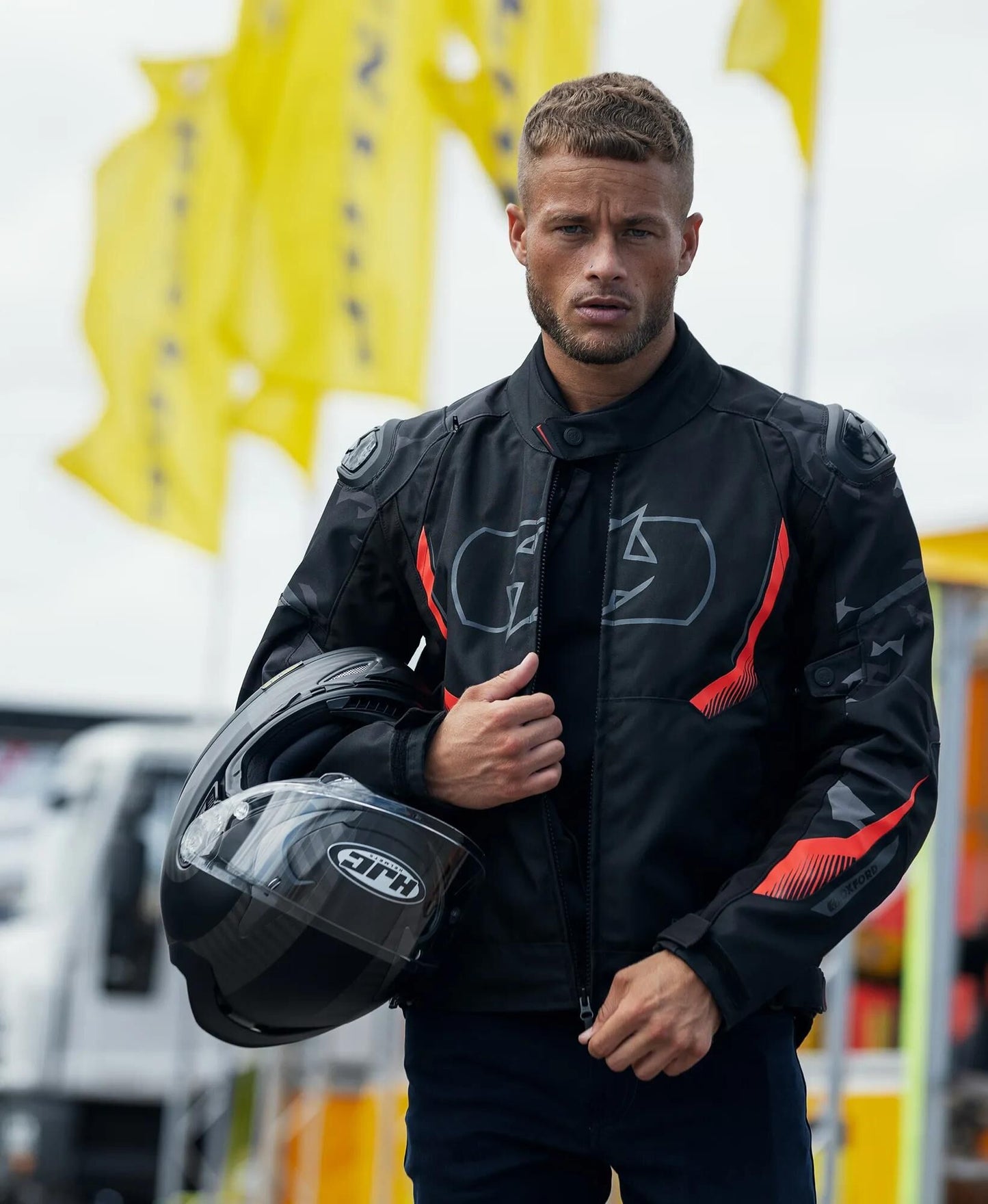 OXFORD jacke omega 1.0 jacket omega 1.0 d2d ms black camo red 3xl