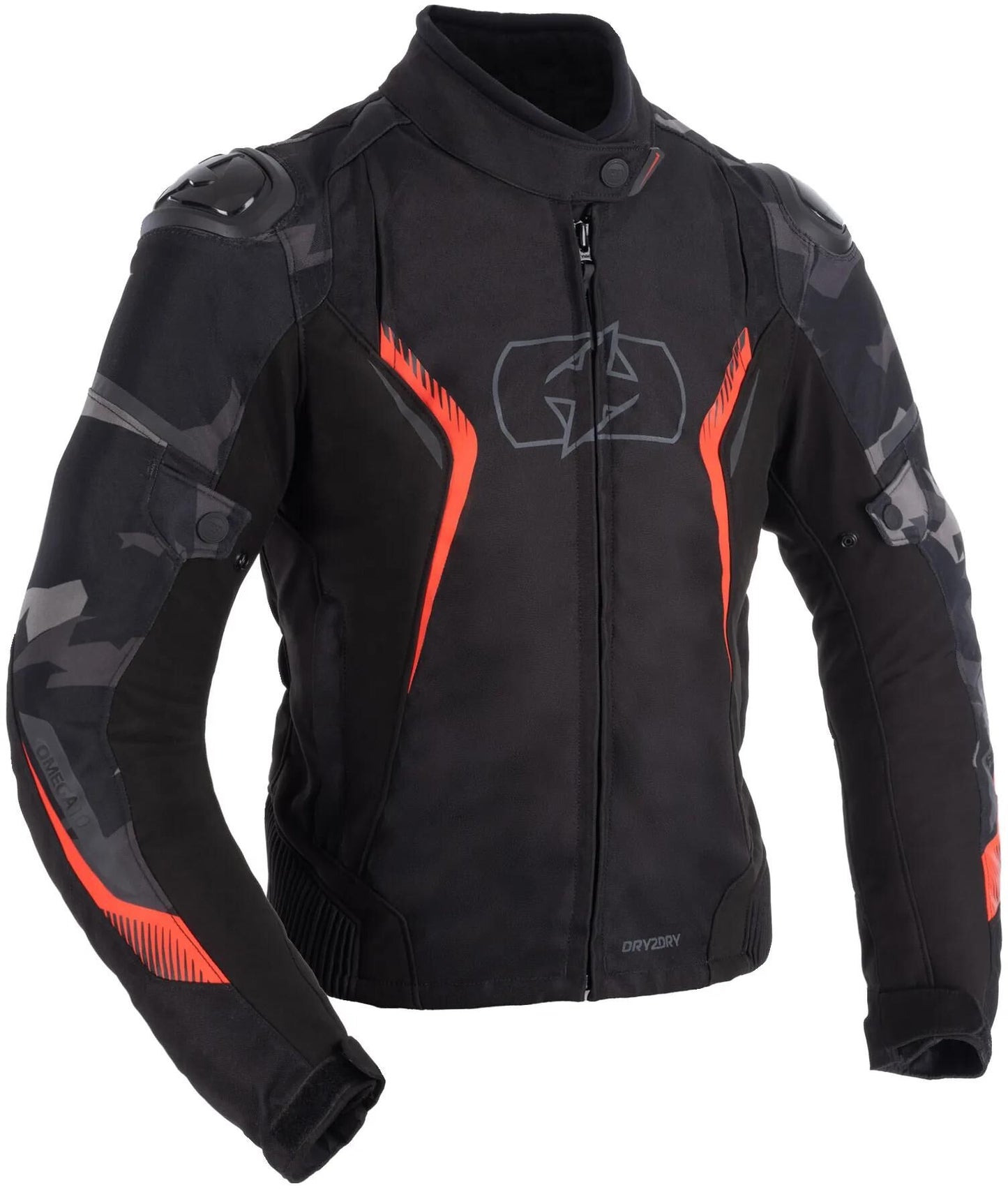 OXFORD jacke omega 1.0 jacket omega 1.0 d2d ws black camo red 40