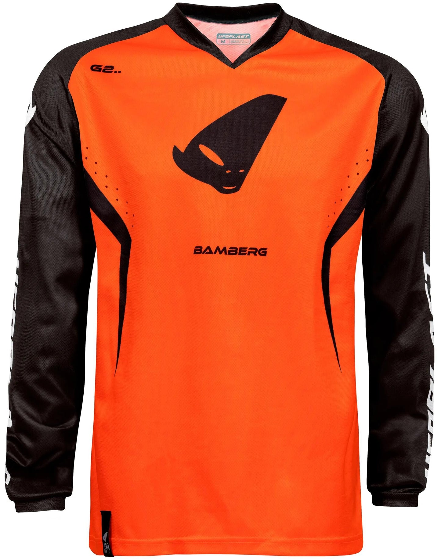 UFO PLAST jersey mx bamberg mx jersey ufo bamberg black orange gr. m