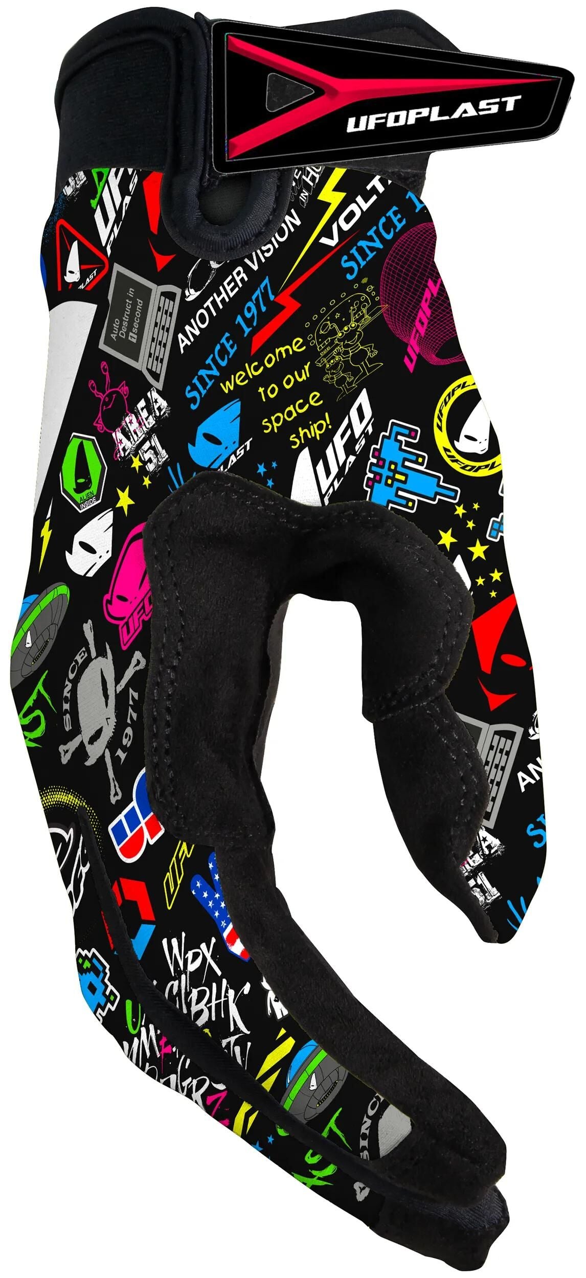 UFO PLAST crosshandschuh skyline gloves ufo skyline graphic gr. s