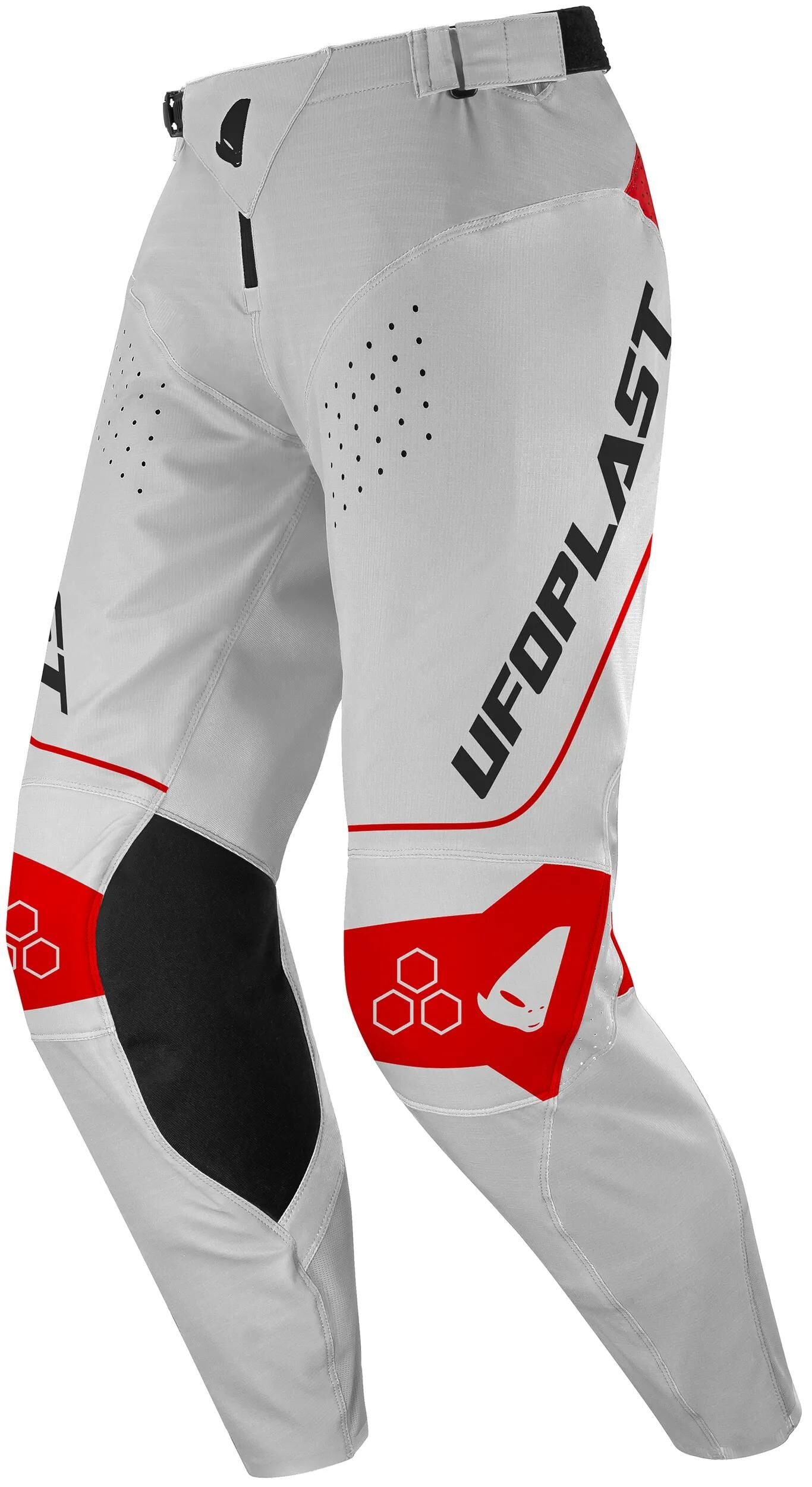 UFO PLAST hose mx ares mx trousers ufo ares gray red size 50