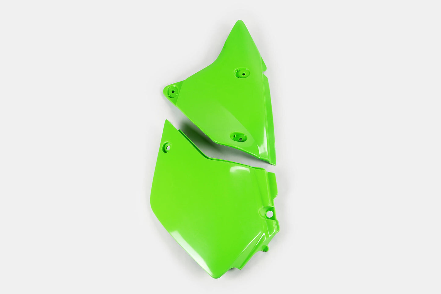 UFO PLAST seitenverkleidung side covers ufo kawasaki green