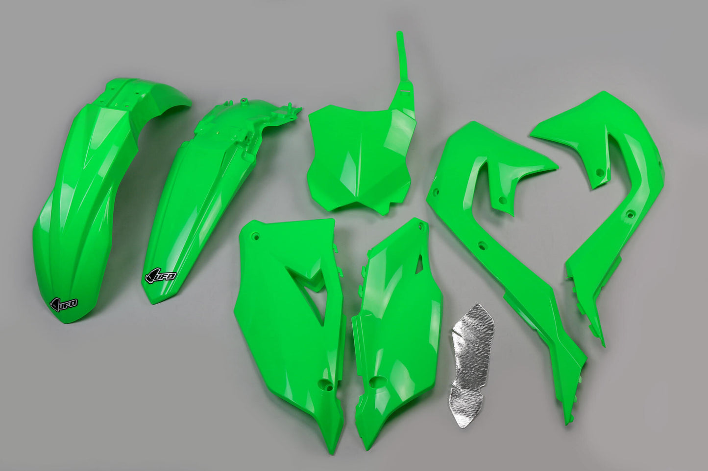 UFO PLAST verkleidungssatz trim kit ufo kawasaki green