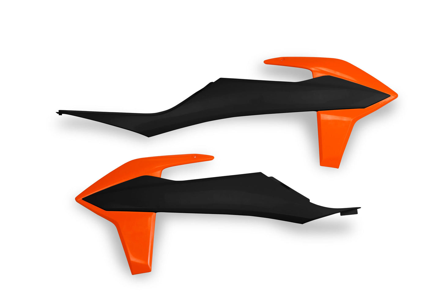 UFO PLAST kühlerabdeckung radiator covers ufo ktm black orange