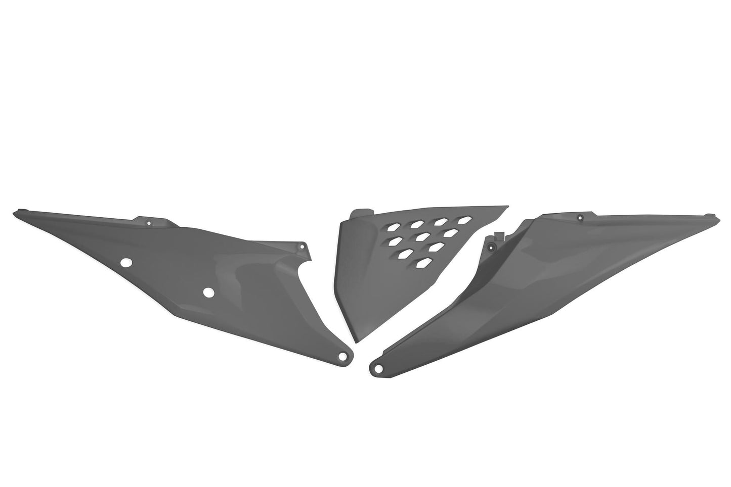 UFO PLAST seitenverkleidung side covers ufo ktm grey