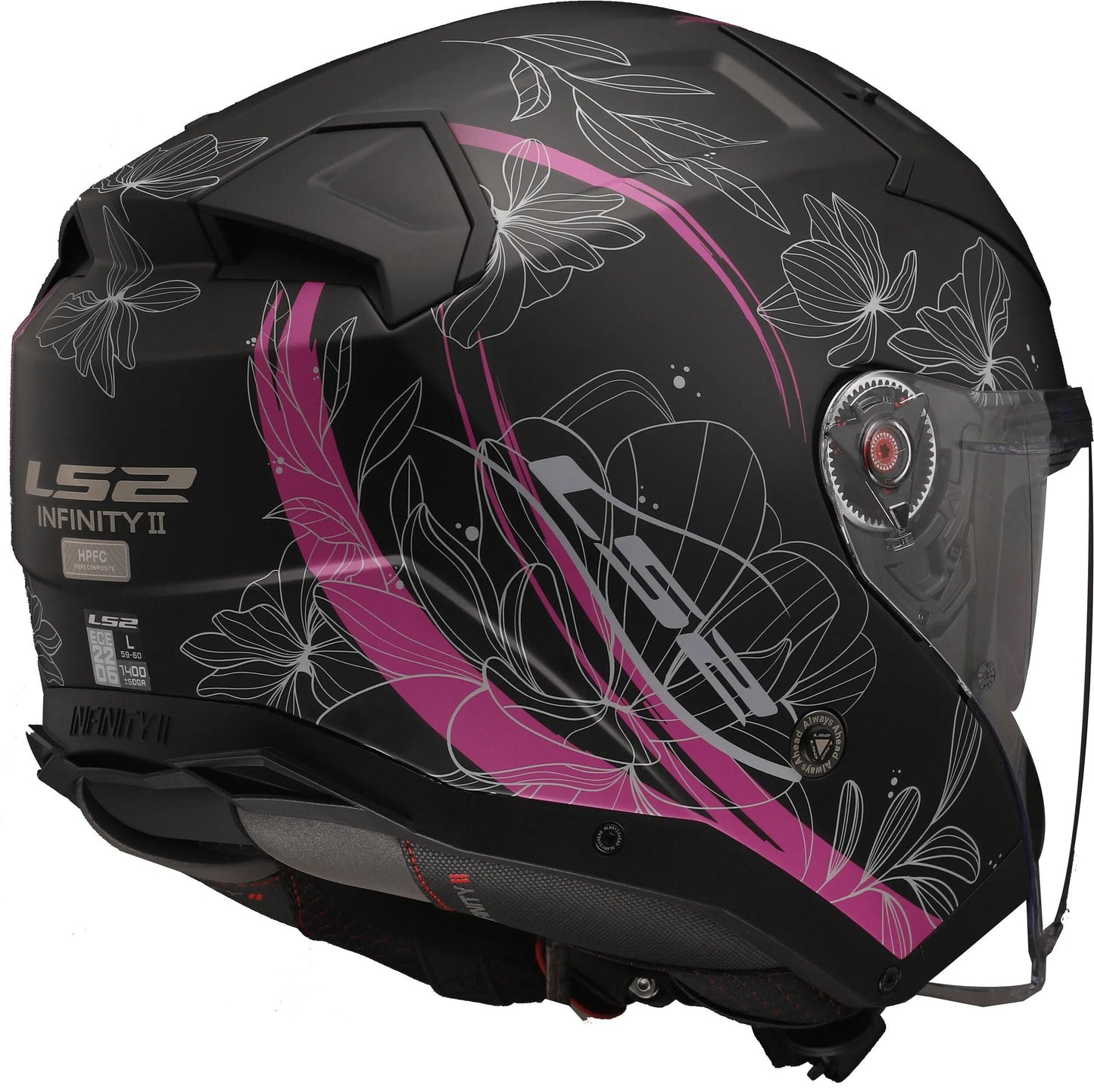 LS2 jethelm of603 infinity ii lotus helmet infinity ii lotus sw rs matt gr. m