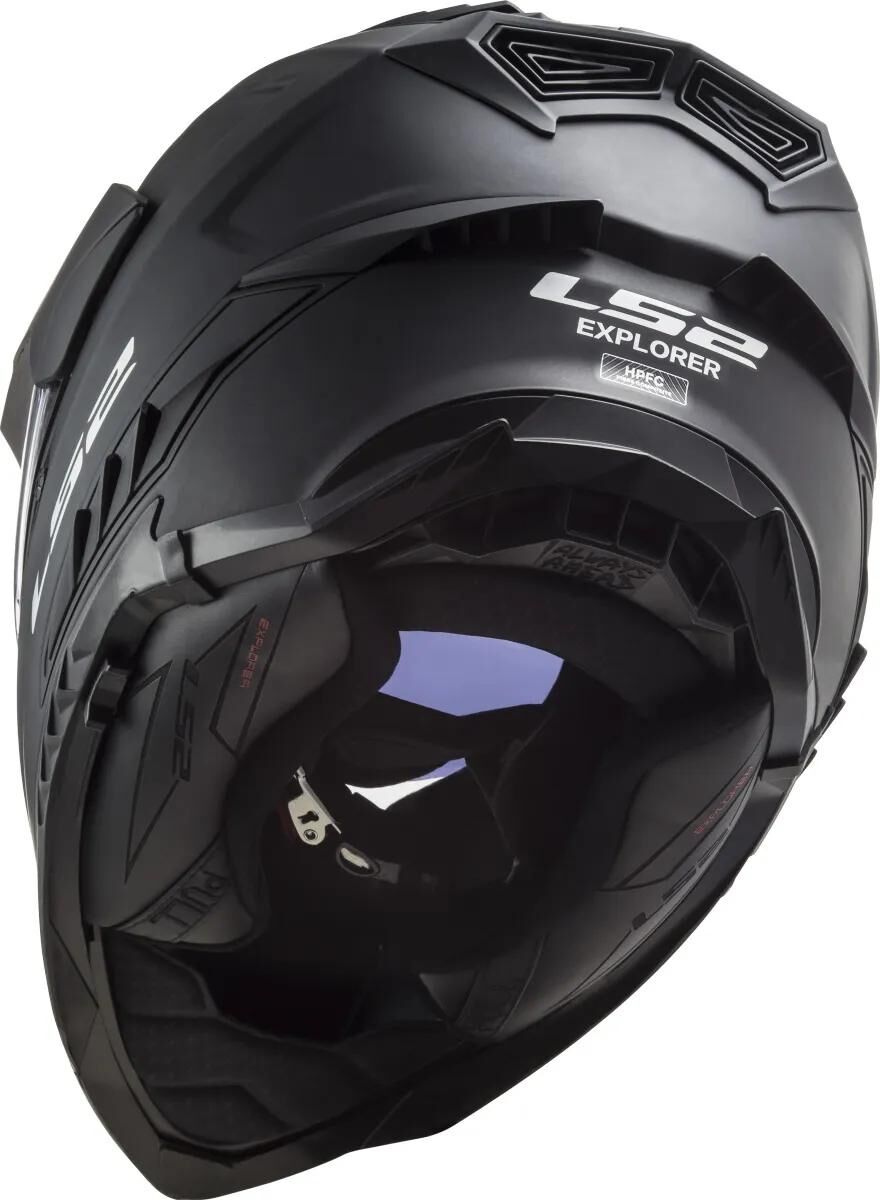 LS2 endurohelm mx701 explorer solid helmet explorer black matt gr. m