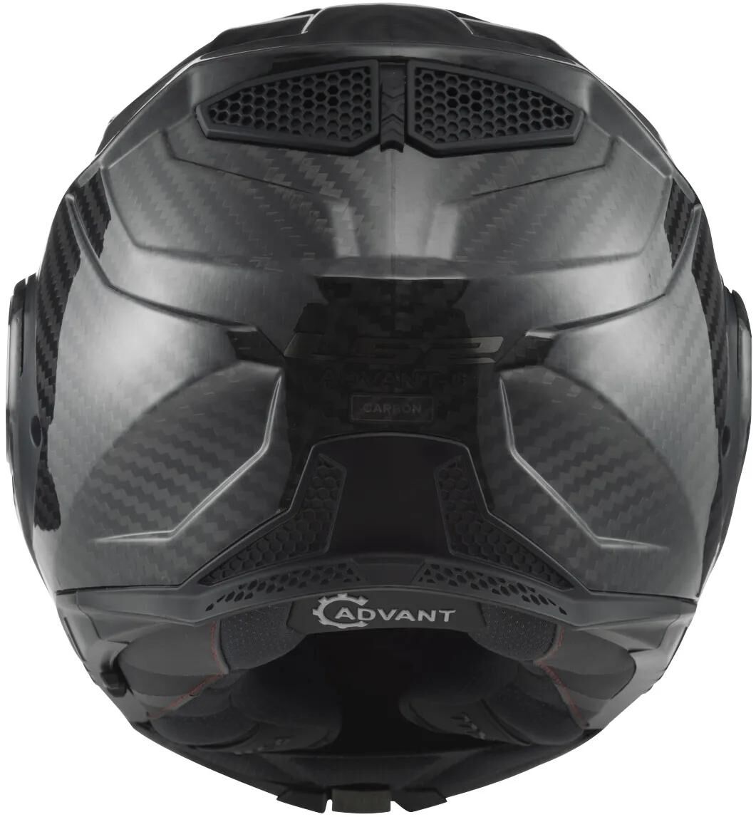 LS2 opklaphelm ff901 advant x carbon solid helmet advant x carbo black gr. m