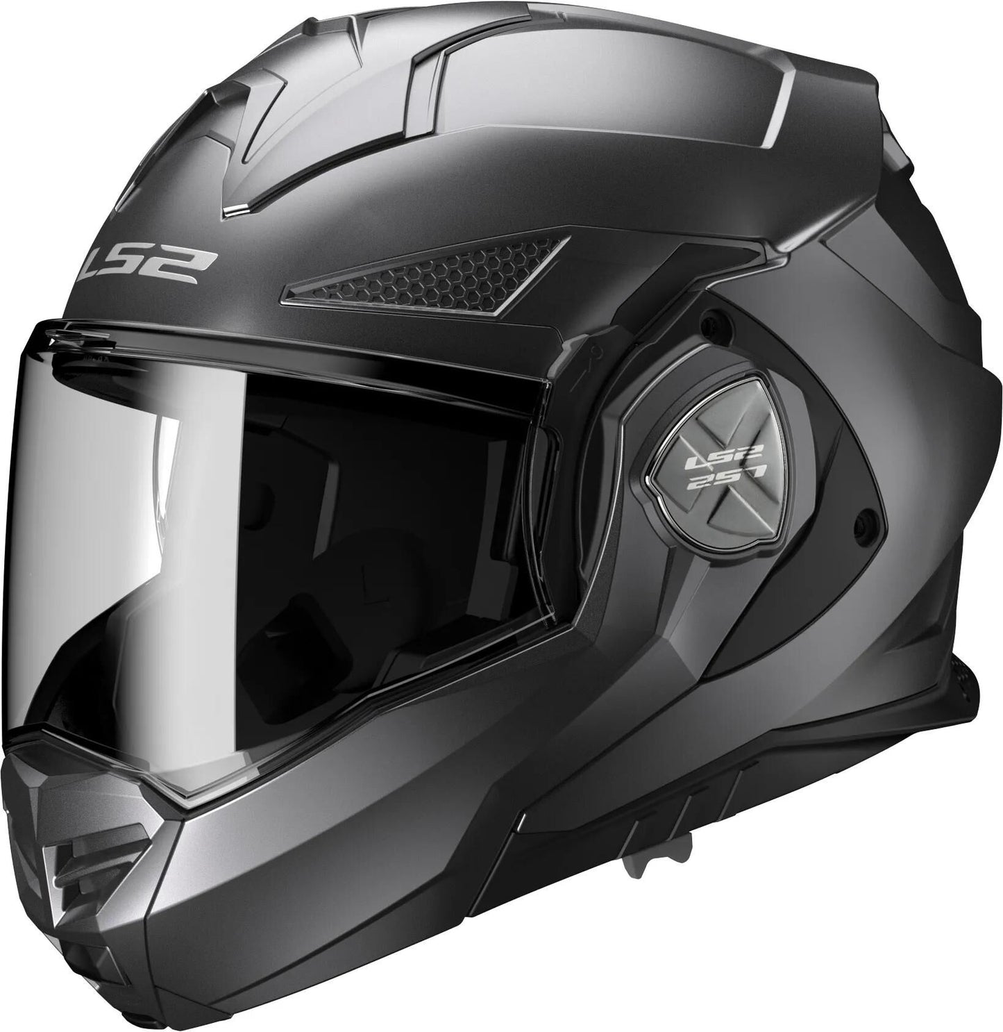 LS2 klapphelm ff901 advant x solid helmet advant x gray matt gr. s