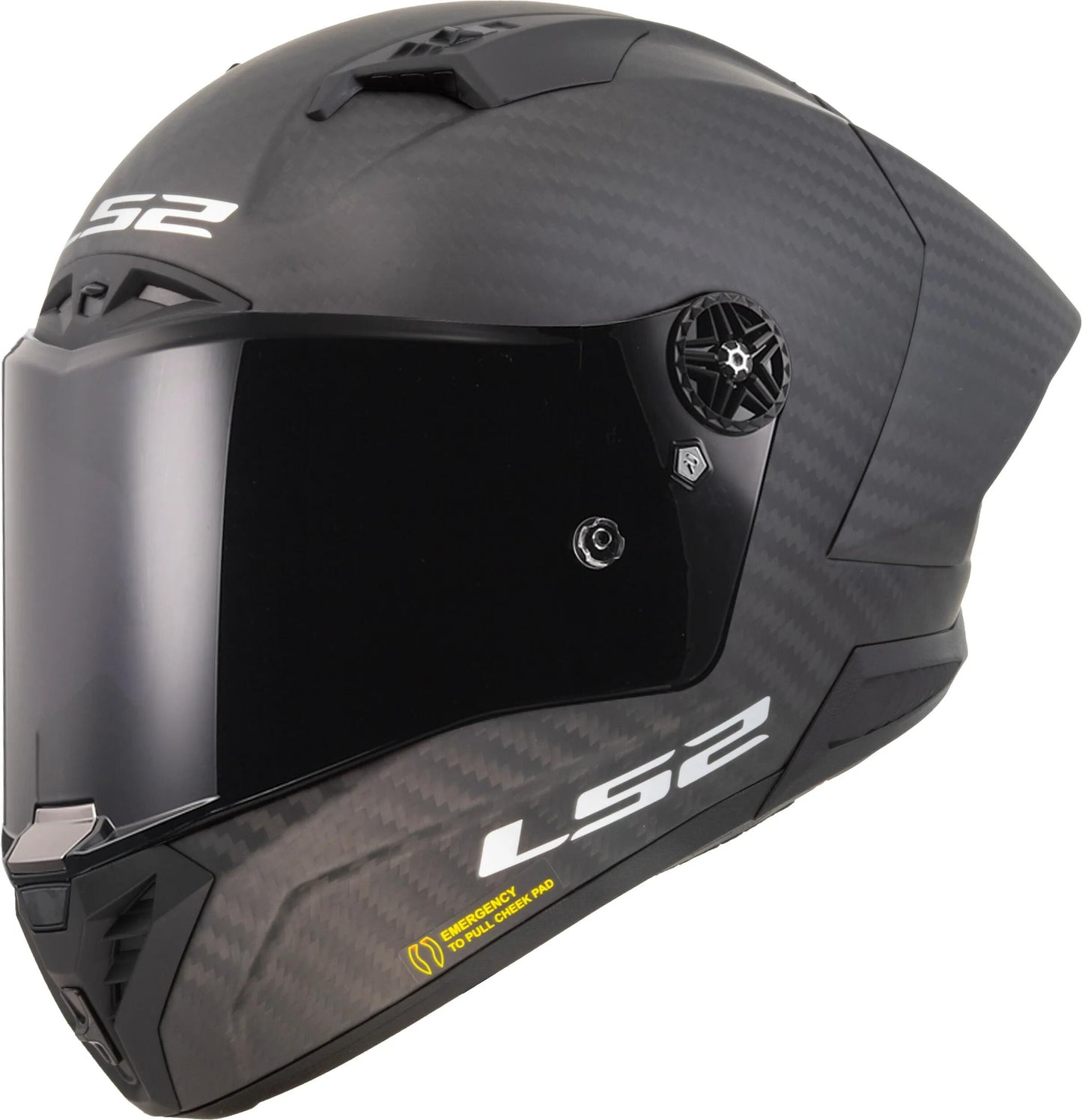 LS2 integralhelm ff805 thunder carbon gp aero helmet thunder gp aer black matt gr. xl