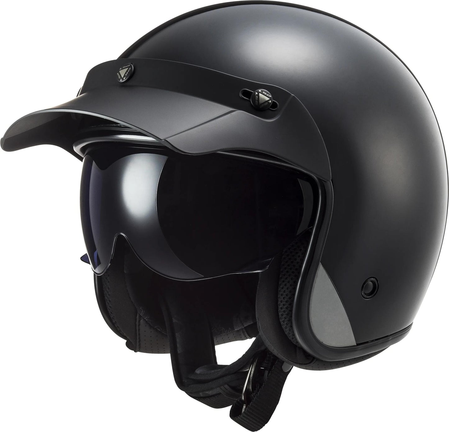 LS2 jethelm of601 bob ii solid helmet of601 bob ii black matt gr. m