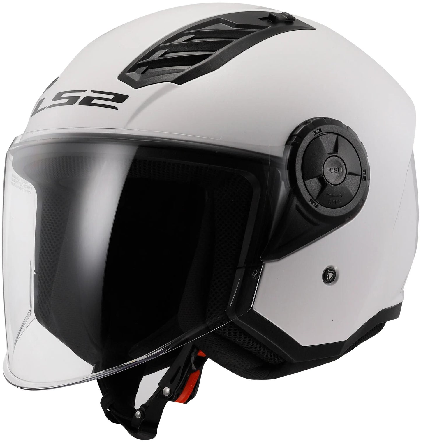 LS2 jethelm of616 airflow ii solid helmet airflow ii of6 solid white gr. s
