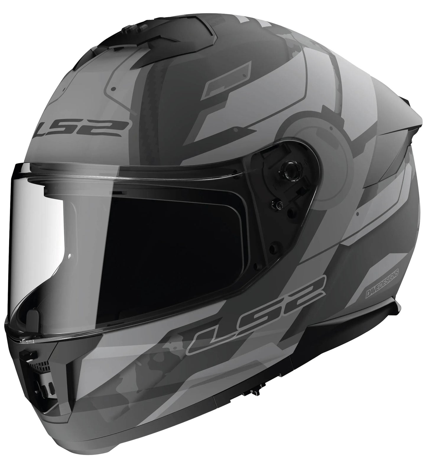 LS2 integralhelm ff808 stream ii shadow helmet ff808 stream i shadow m. gray gr. xl