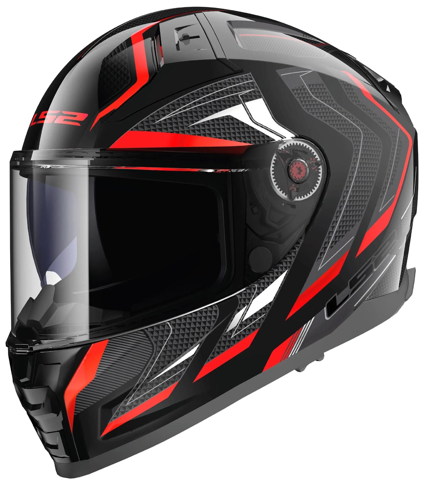LS2 integralhelm ff811 vector ii alizer helmet ff811 vector i alizer black red gr. xxl