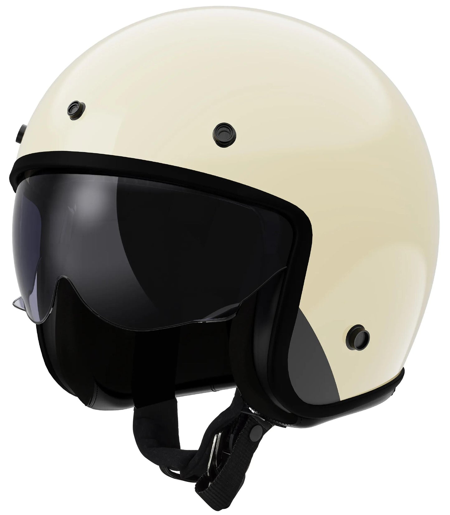 LS2 jethelm of601 bob ii solid cream helmet of601 bob ii solid cream gr. s