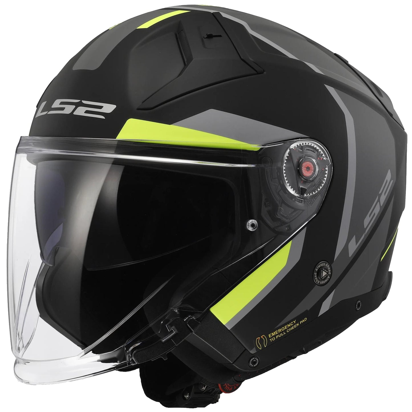 LS2 jethelm of603 infinity ii focus helmet of603 infinity ii focus w. sw ge gr. xl