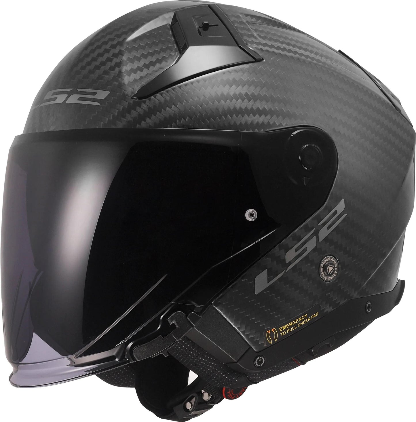 LS2 jethelm of603 infinity ii carbon solid helmet of603 infinity ii matt carbon gr. s