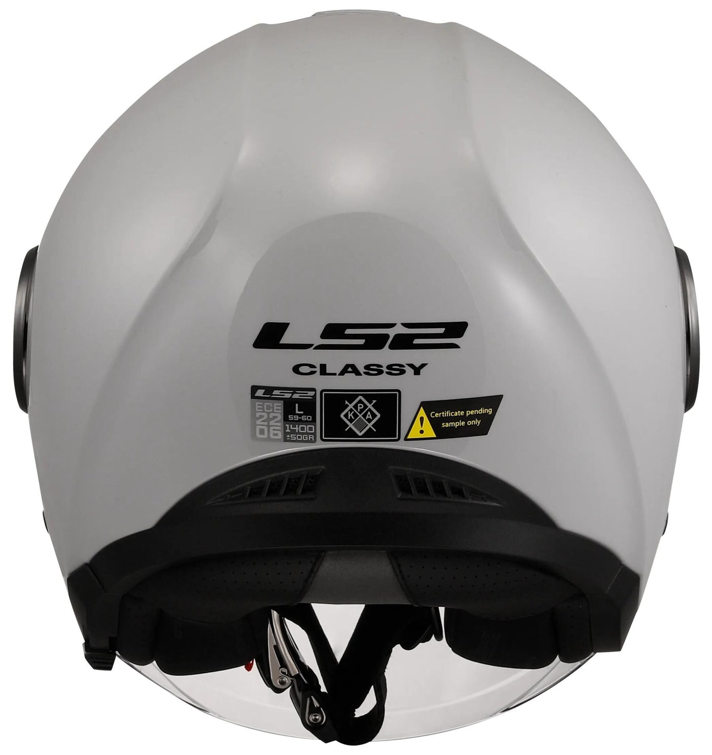LS2 jethelm of620 classy solid helmet of620 classy solid pearl gray gr. xxl