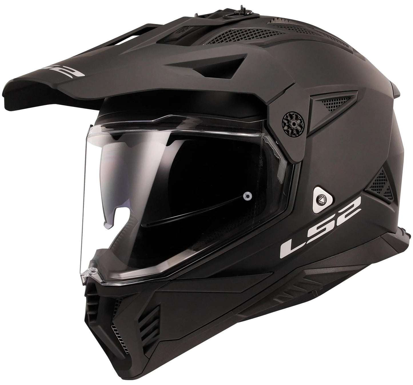 LS2 endurohelm mx702 pioneer ii solid helmet mx702 pioneer ii matt black gr. s