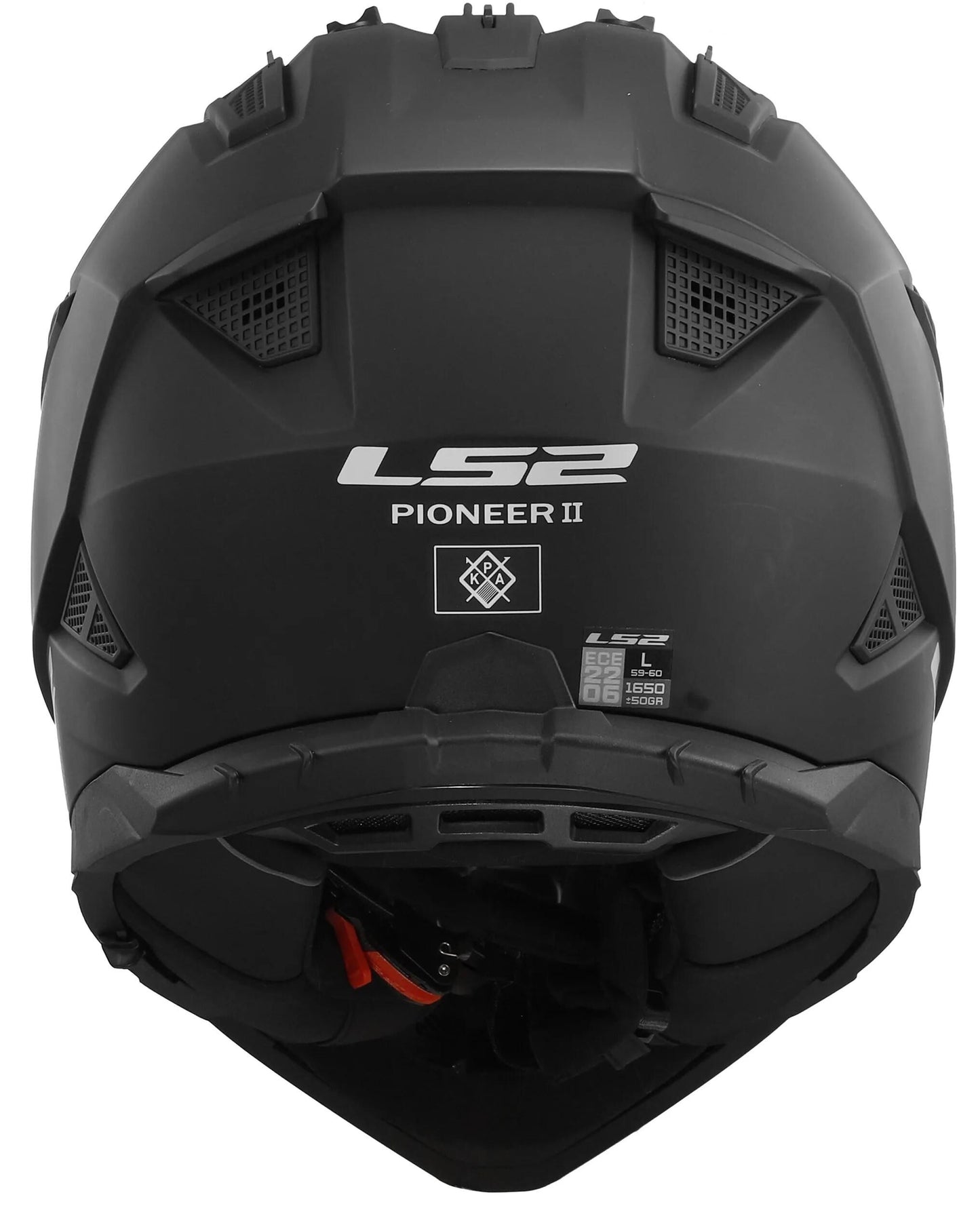 LS2 endurohelm mx702 pioneer ii solid helmet mx702 pioneer ii matt black gr. m