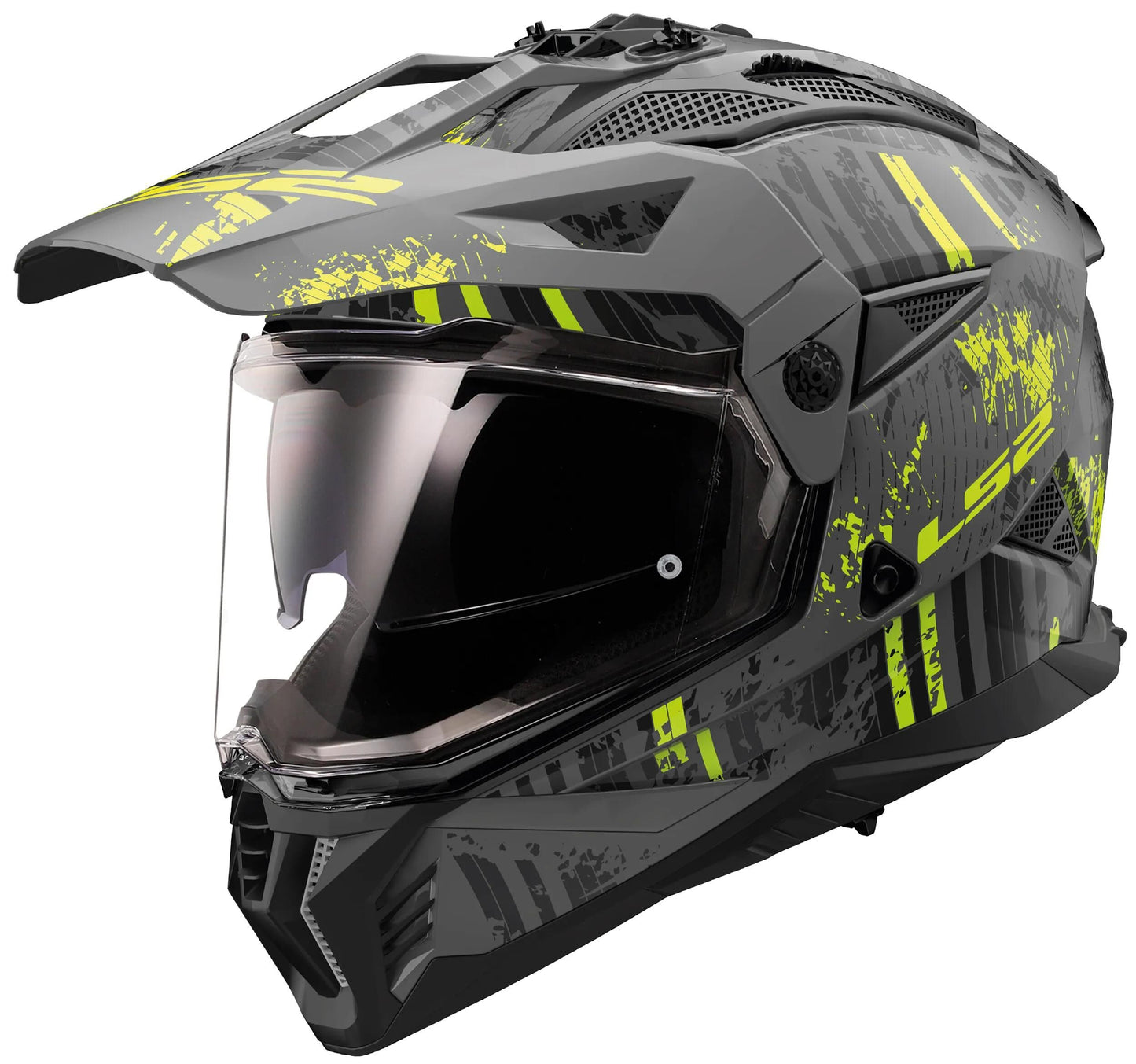 LS2 endurohelm mx702 pioneer ii crazy helmet mx702 pioneer ii crazy m. sw ge gr. xxl