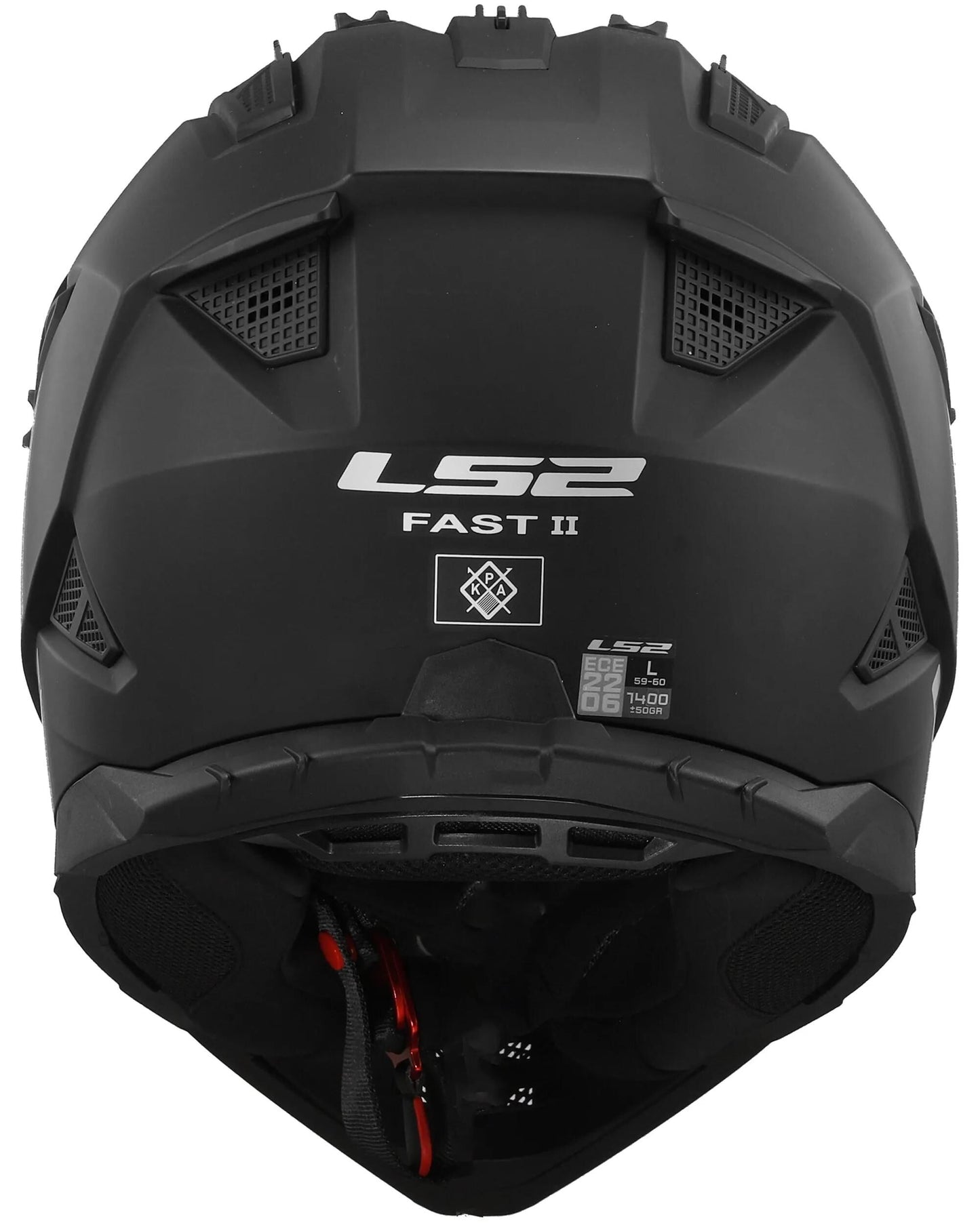 LS2 crosshelm mx708 fast ii solid helmet mx708 fast ii solid matt black gr. m