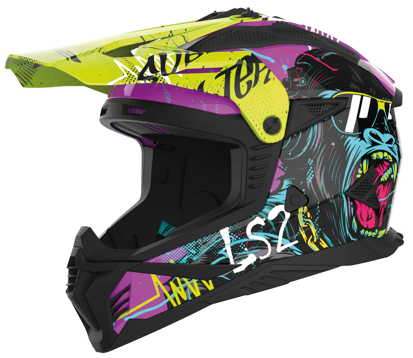 LS2 crosshelm mx708 fast ii gorilla helmet mx708 fast ii gorilla vi ge gr. xl